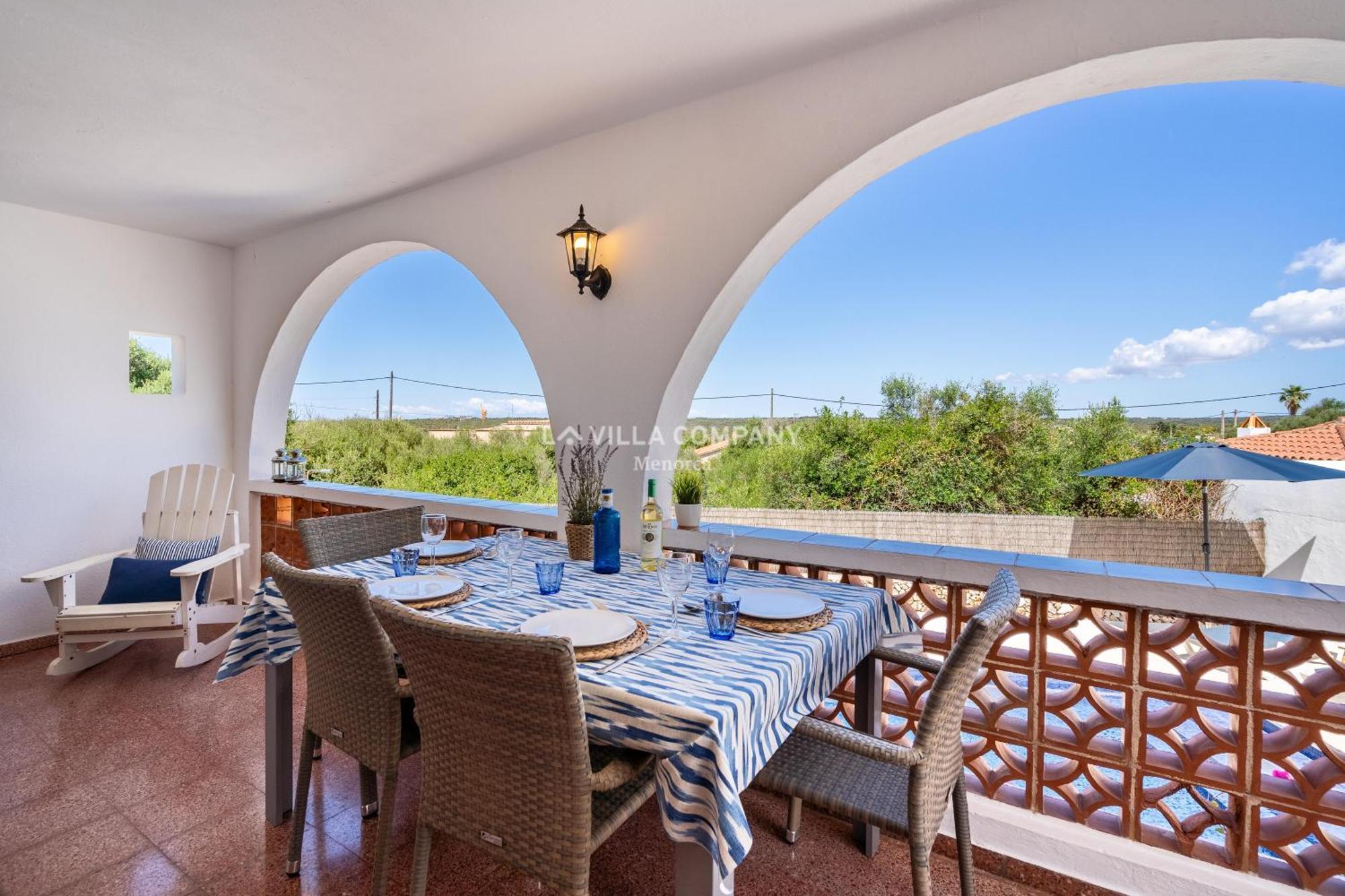 Villa Caterina Cala En Porter  Buitenkant foto